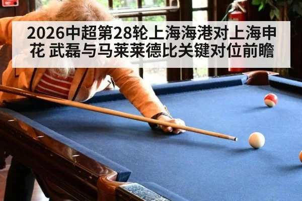 2026中超第28轮上海海港对上海申花 武磊与马莱莱德比关键对位前瞻
